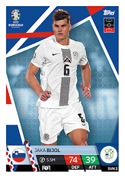 Jaka Bijol Slovenia Topps Match Attax EURO 2024 #SVN2